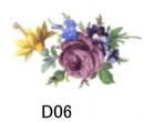 Traditional Flowers Meissen Style　D06
