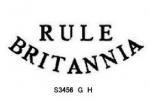 Rule Britania  　文字