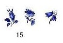 Blue  Rose　小花3種×4セット