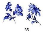 Blue Rose　小花2種×2セット　10450