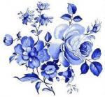 Blue　Rose　Round   10450