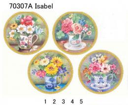Isabel　4種セット  ラウンドバックあり　70307A