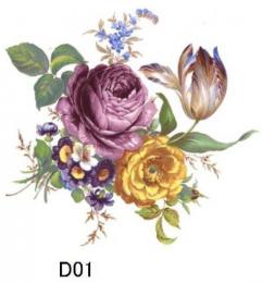 Traditional Flowers Meissen Style.  A6520