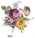 Traditional Flowers Meissen Style.  A6520