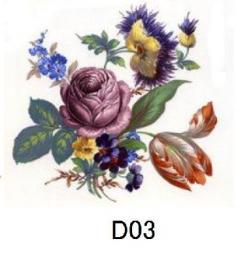 Traditional Flowers Meissen Style　A6520