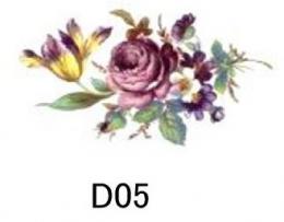 Traditional Flowers Meissen Style  A6520