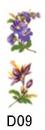 Traditional Flowers Meissen Style　D09　小花L2種×2