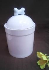 Canister  dog  treat jar　　C7027RJ