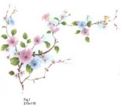 Pink&Blue　Flower　　1856