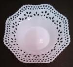 Scalloped openwork bowl