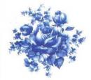 Acobasa　Blue　Rose round  11.12.13.14.15.16