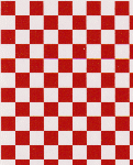 Checker　Red  　　市松模様　7mm/5mm