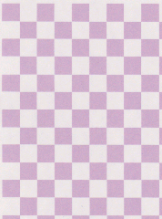 Checker  パープル　A4サイズ　市松模様