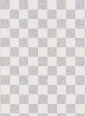 Checker　マイカ・シルバー　7mm角　市松模様