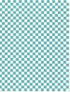 Checker Tiffany Blue　市松模様　7mm