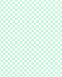  Checker　 市松模様　7mm　アクア