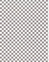  Checker　市松模様7mm　グレイ