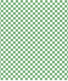 Checker　ミッドグリーン　 　市松模様　7mm