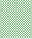 Checker　ミッドグリーン　 　市松模様　7mm
