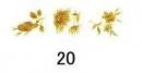 Paradise  ( bright gold) 20　3種の小花  9696