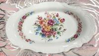Oval　Scrolled 　Bowl