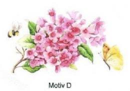 Frower & Insect Motiv D　Bee   A57367