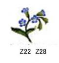 ガラス用　For-Get-Me-Not　忘れな草　(廃番品)