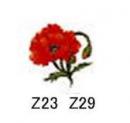  ガラス用　Field  Poppy　(廃番品)　小花 Z29/Z23