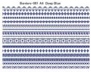 Borders　Deep　Blue　16種　1シート