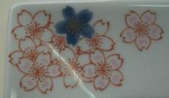 線描きの桜　　2種×2こ+小花4こ