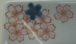 線描きの桜　　2種×2こ+小花4こ