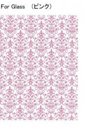 Damask Pink　ガラス用　A4
