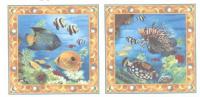 Tropical Fishes　スクエアータイル用  70184