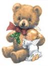 Christmas　Teddy　　17546