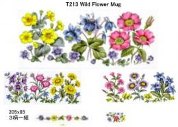 Wild Flower　3柄セット　マグ用　T213