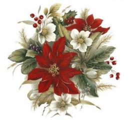 Winter Bouquet Round   S2700