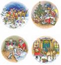 Christmas 　4柄セット　フチなし A57273