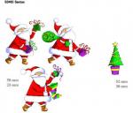 Santa+ツリー　4種　シングル　　S3463