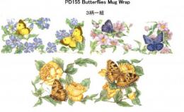  Butterflies　　3パターン　　PD155