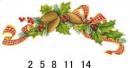 Christmas borders　カーブ  A57397