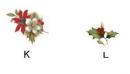 Poinsettia　K/L　小花セット