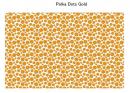 Polka　Dots　3サイズMix　ゴールド　　84057