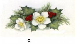 Christmas　Flowers　PD168　C 2こ
