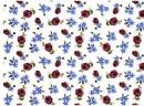 Salave  Rose&Blue Flower