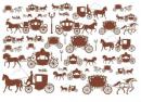 Wagon 馬車　ブラウン