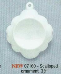 Scalloped Ornament