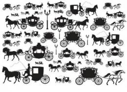 Wagon　 馬車　ブラック