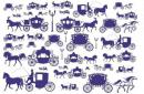 Wagon 馬車　ネイビー