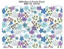 Blue 　&Purple　Flower　　9058