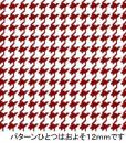 Dog　Tooth　千鳥格子　Red